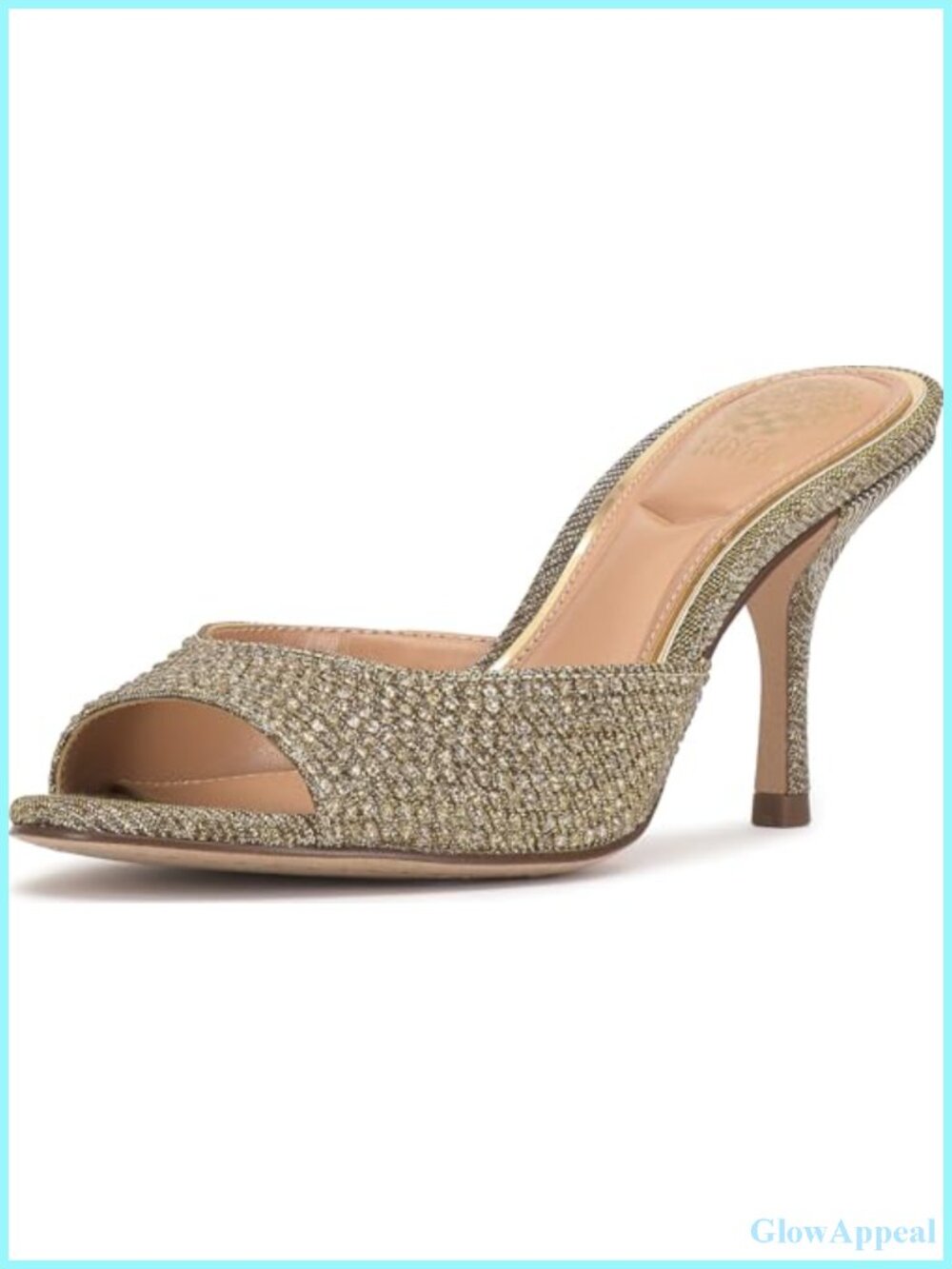 Vince Camuto Heeled Mule Sandal Stiletto Open Toe